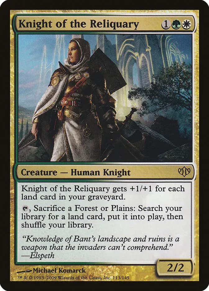 Card image of Knight of the Reliquary