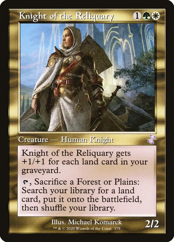 Card image of Knight of the Reliquary