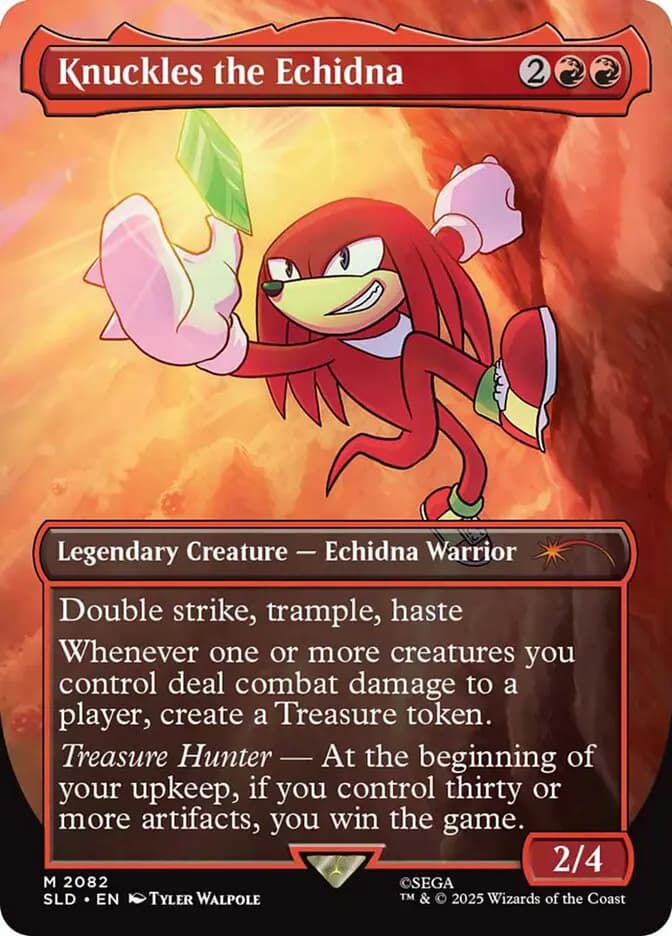 Card image of Knuckles the Echidna