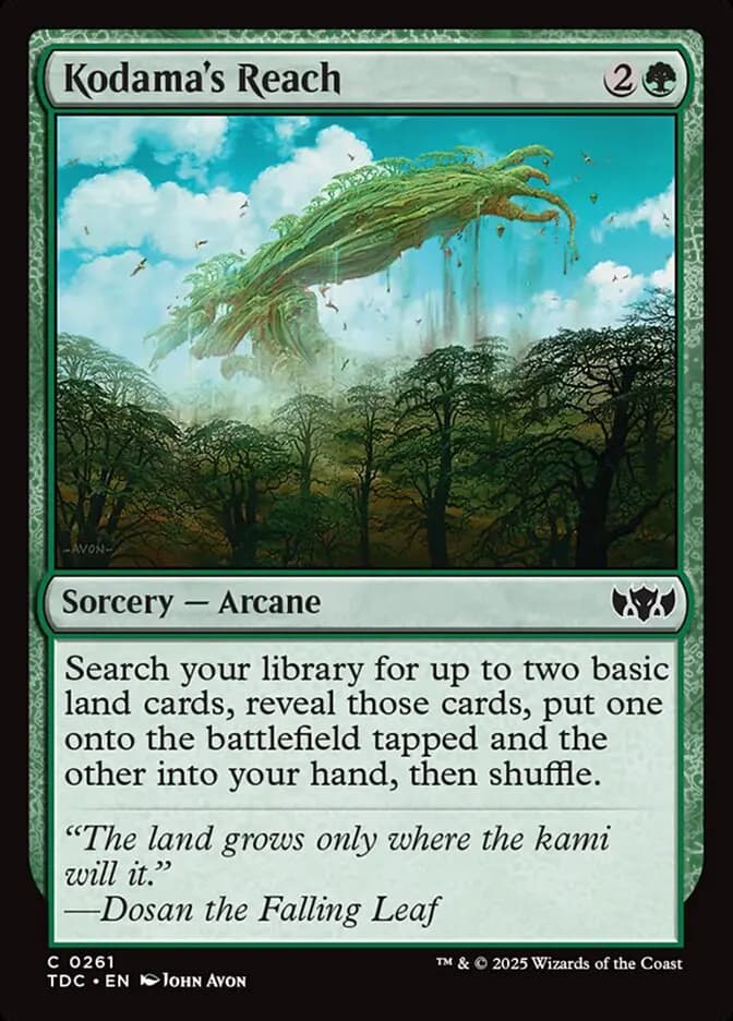 Card image of Kodama's Reach
