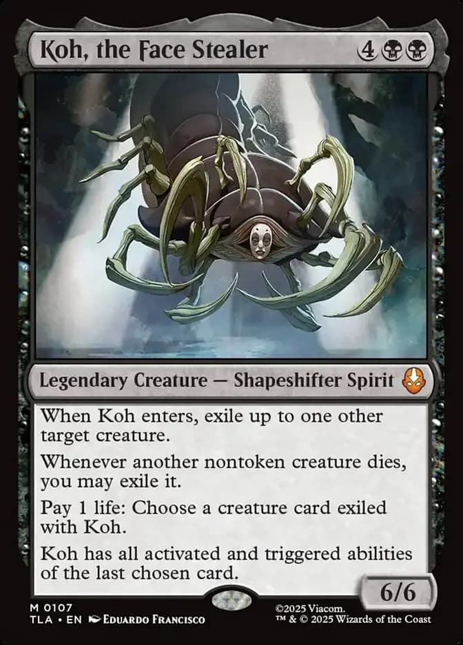 Card image of Koh, the Face Stealer
