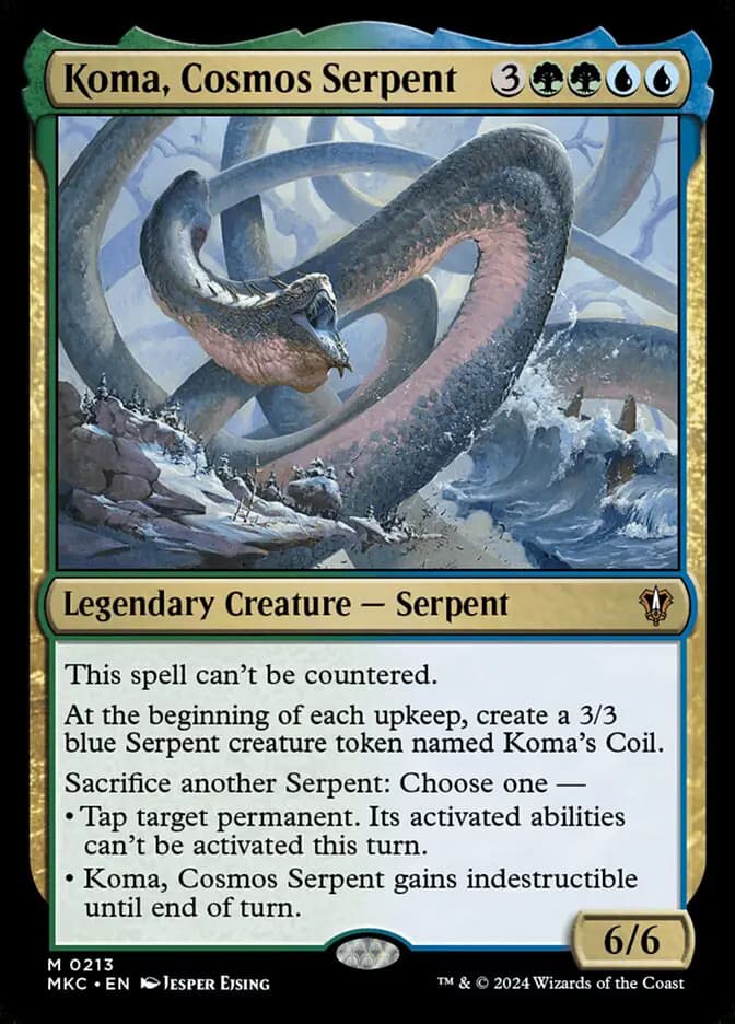 Card image of Koma, Cosmos Serpent