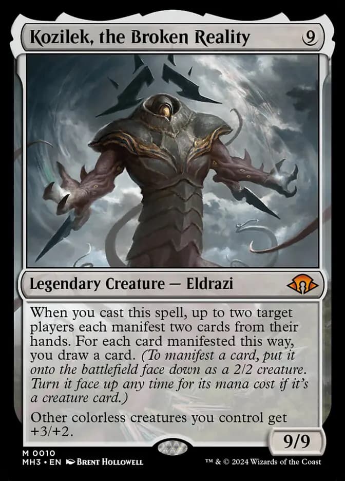 Card image of Kozilek, the Broken Reality
