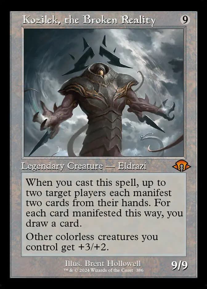 Card image of Kozilek, the Broken Reality