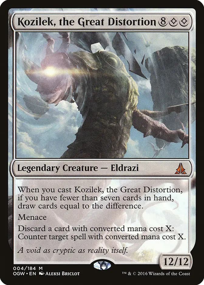 Card image of Kozilek, the Great Distortion