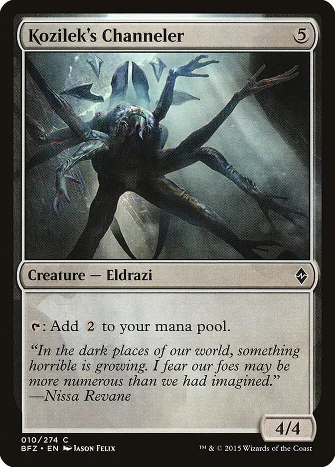 Card image of Kozilek's Channeler