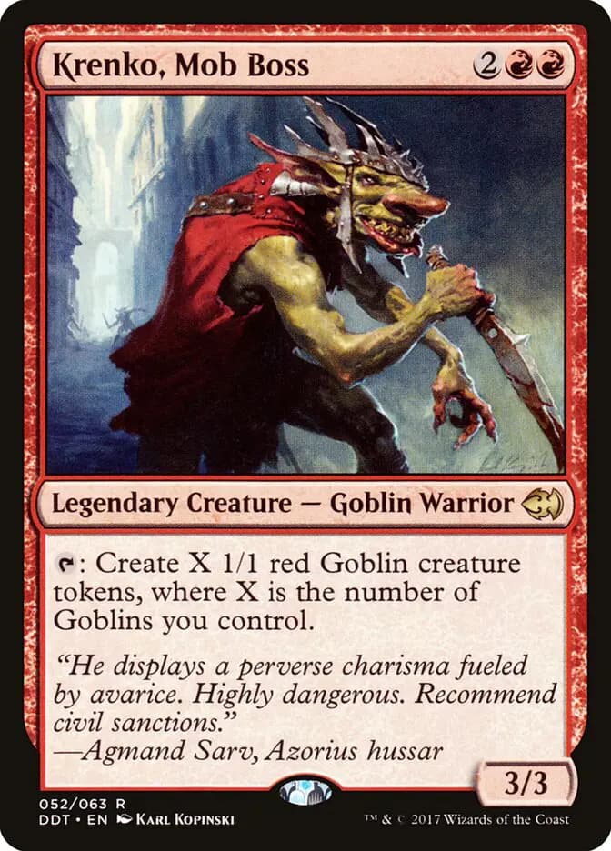 Card image of Krenko, Mob Boss