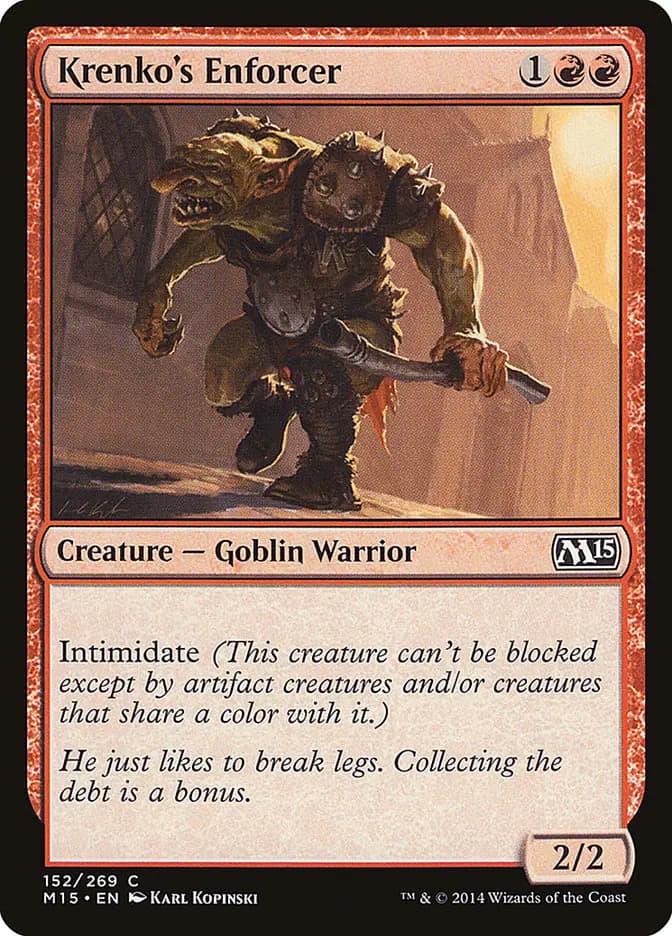 Card image of Krenko's Enforcer