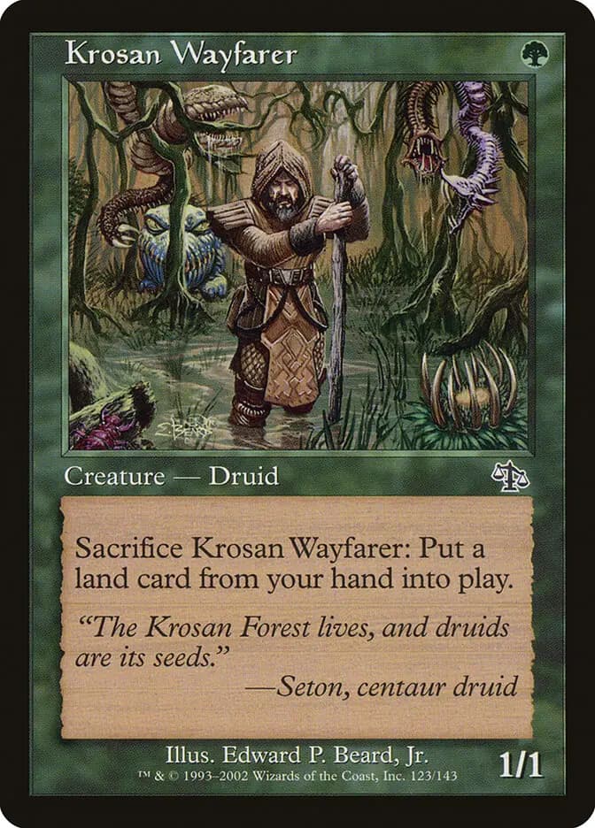 Card image of Krosan Wayfarer