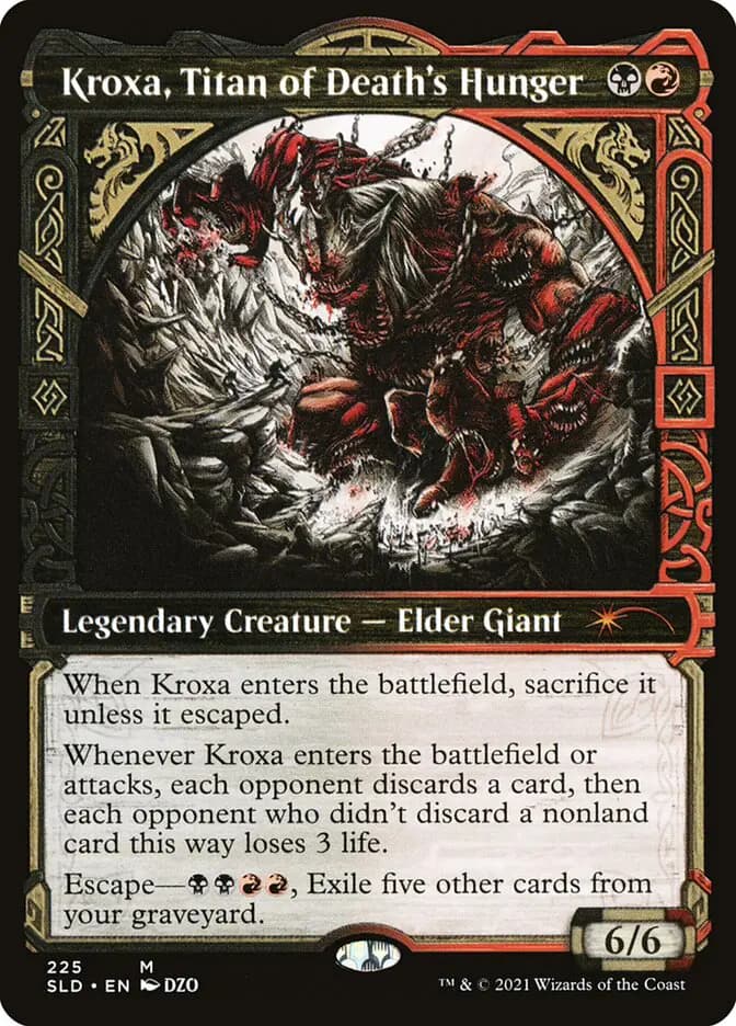 Card image of Kroxa, Titan of Death's Hunger