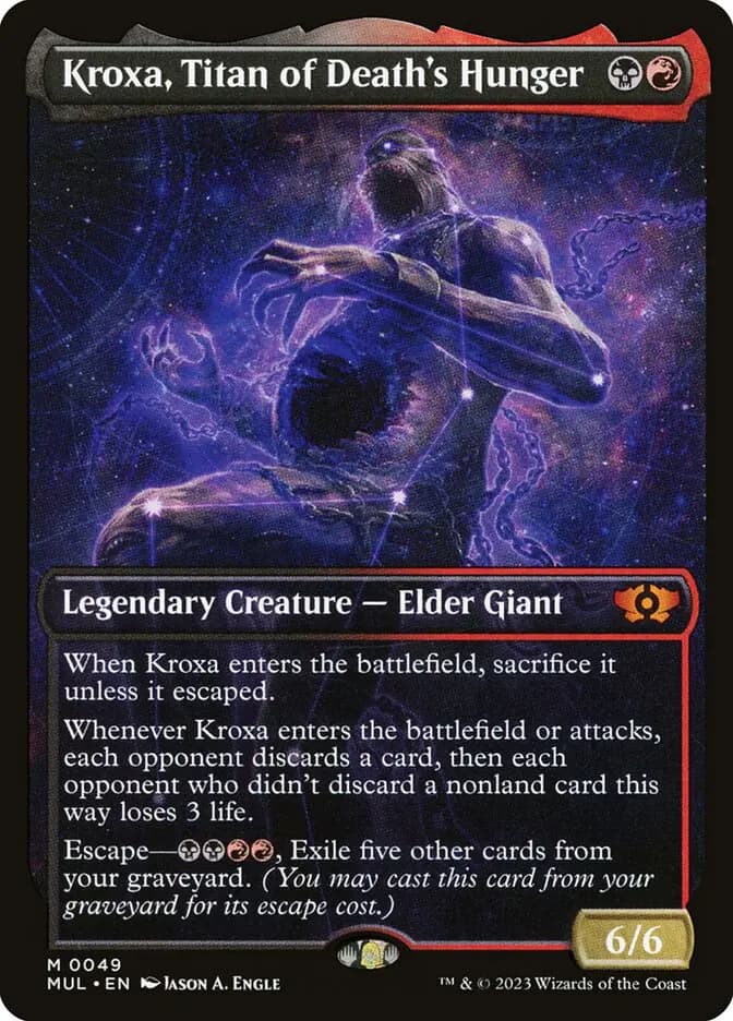 Card image of Kroxa, Titan of Death's Hunger