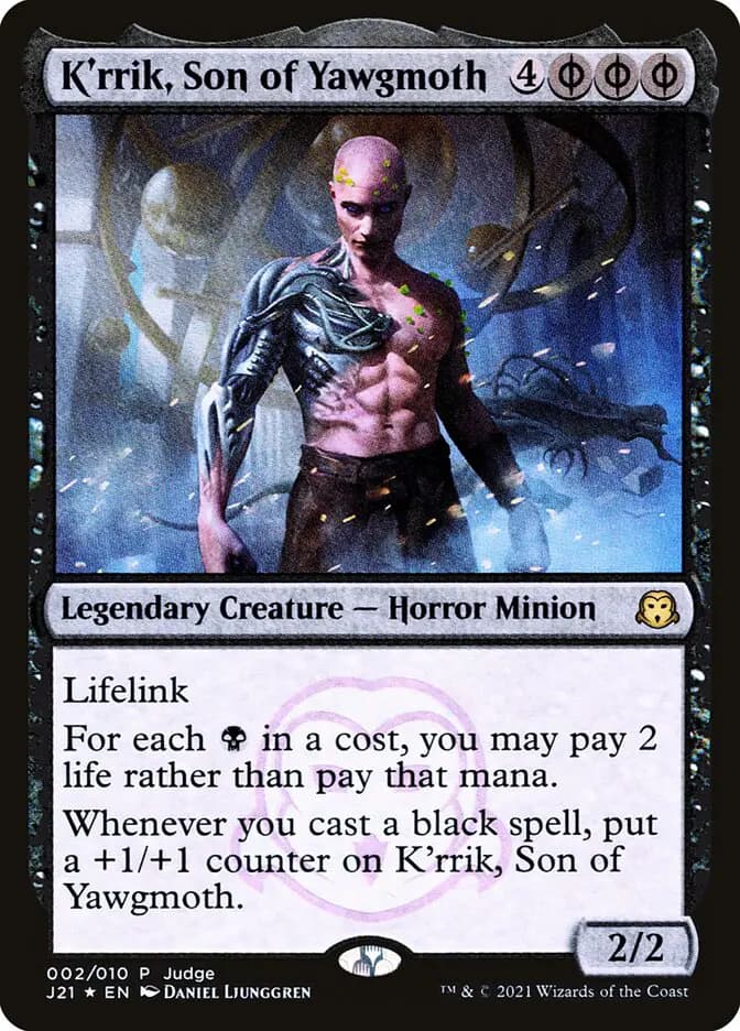 Card image of K'rrik, Son of Yawgmoth