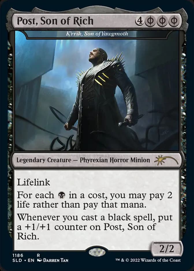 Card image of K'rrik, Son of Yawgmoth