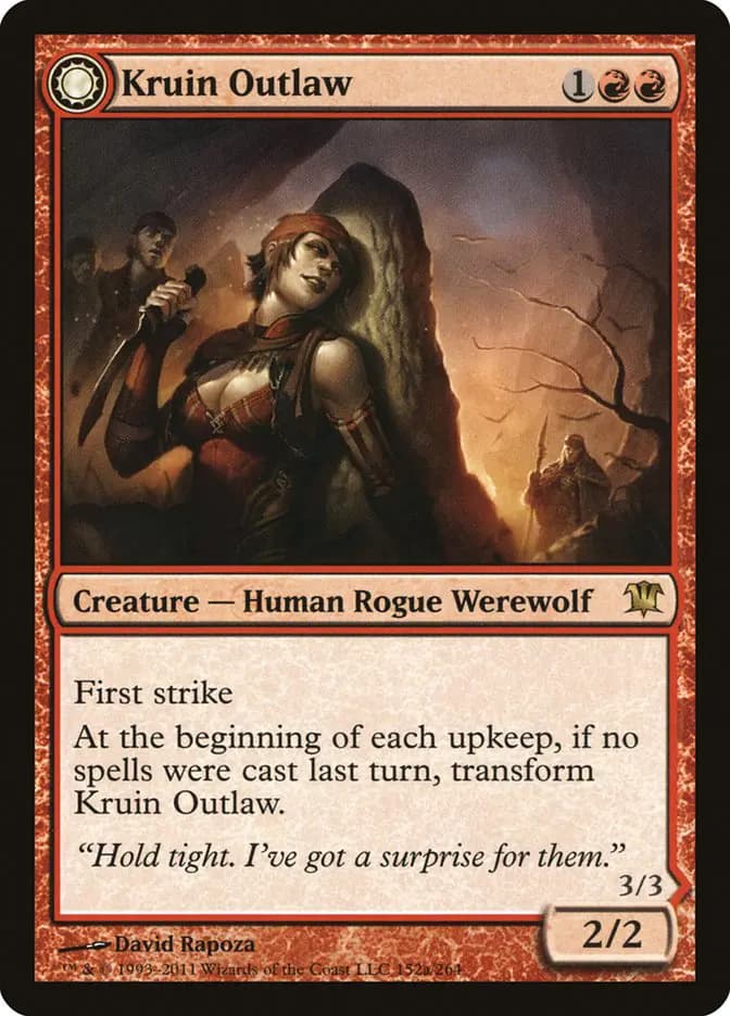 Card image of Kruin Outlaw / Terror of Kruin Pass
