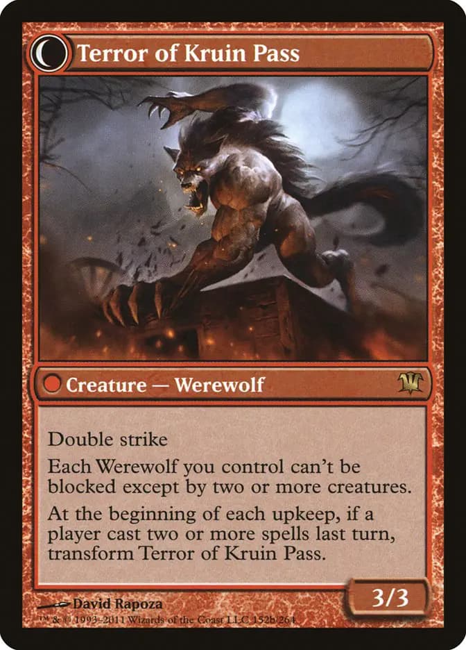 Card image of Kruin Outlaw / Terror of Kruin Pass