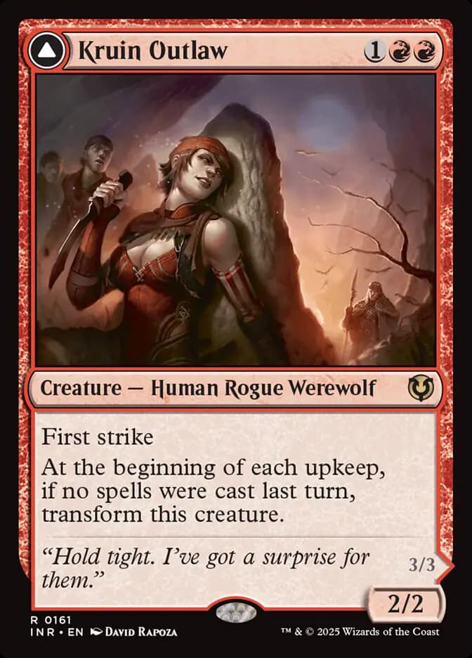 Card image of Kruin Outlaw / Terror of Kruin Pass