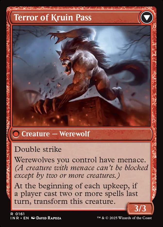 Card image of Kruin Outlaw / Terror of Kruin Pass