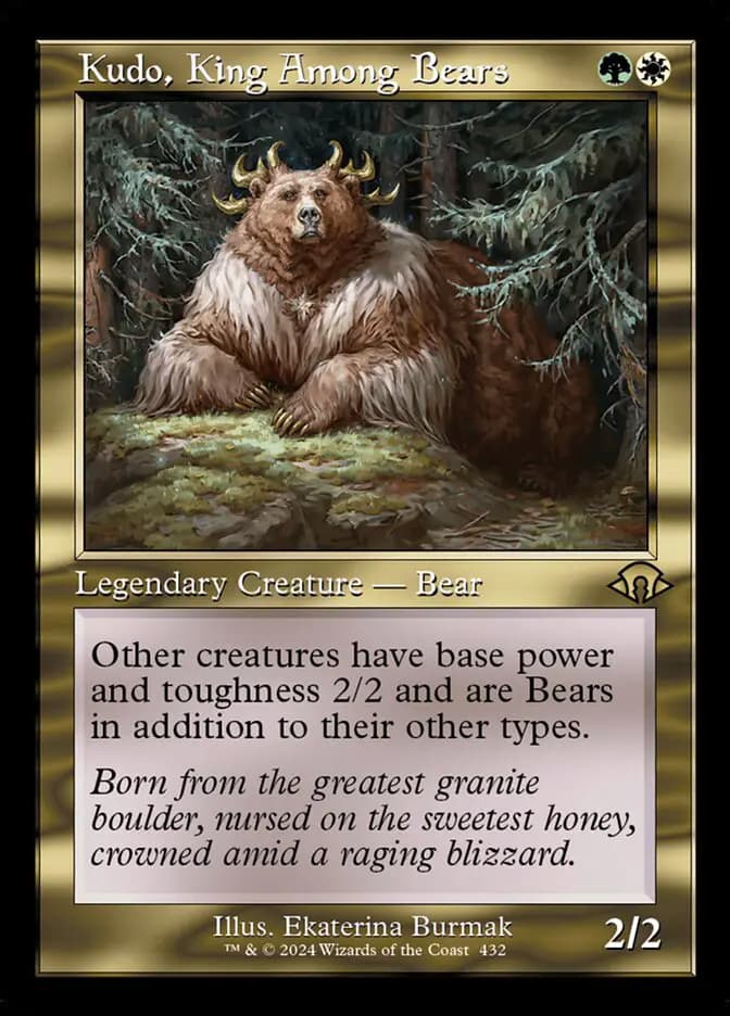 Card image of Kudo, King Among Bears