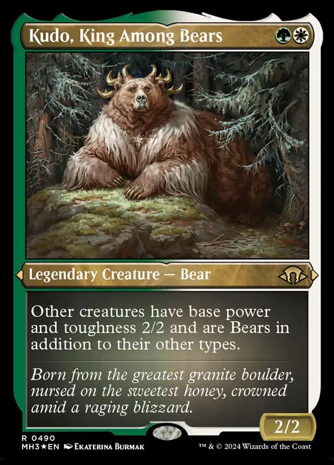 Card image of Kudo, King Among Bears
