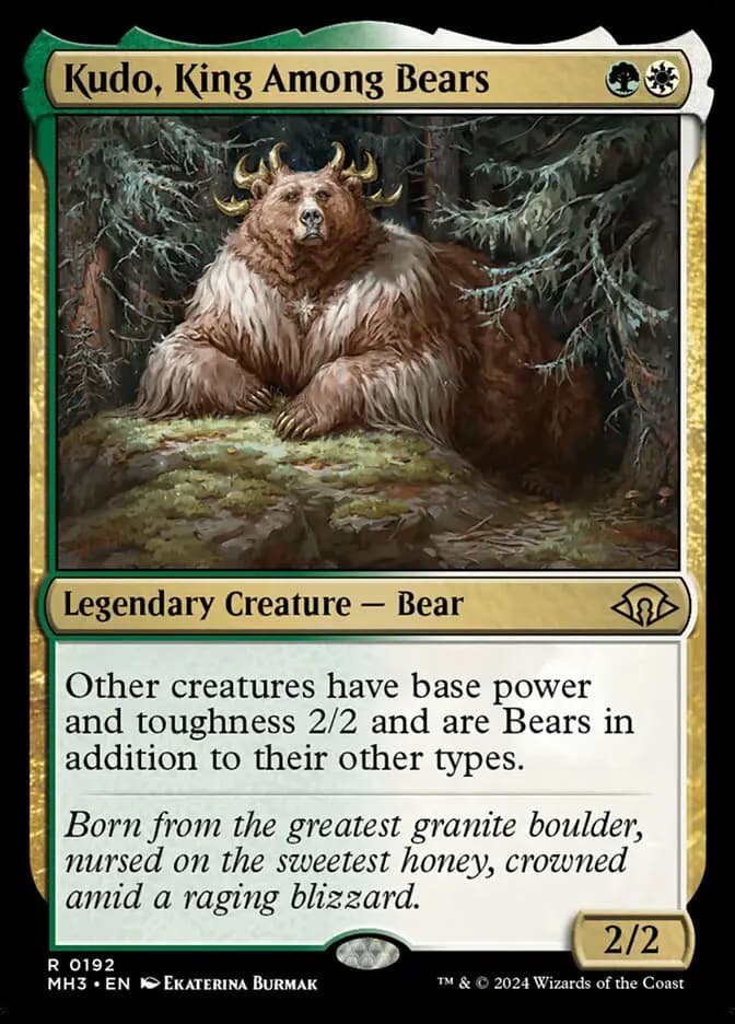 Card image of Kudo, King Among Bears