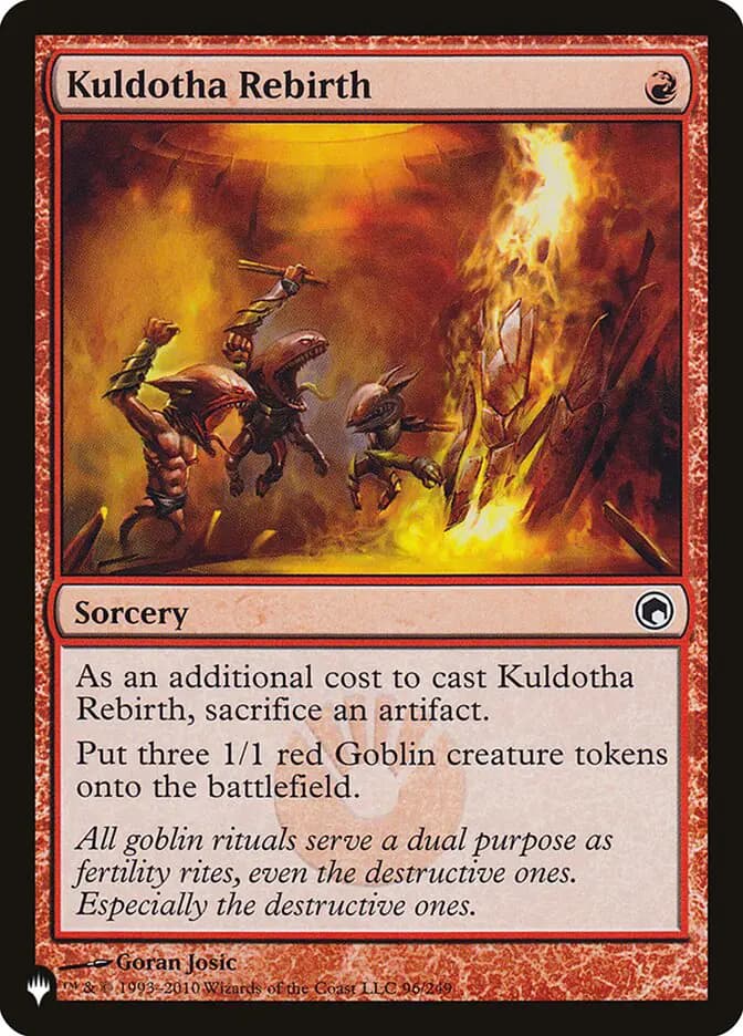 Card image of Kuldotha Rebirth