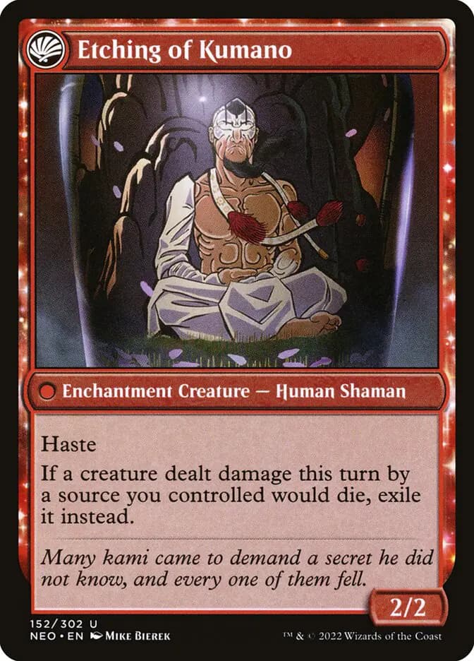 Card image of Kumano Faces Kakkazan / Etching of Kumano