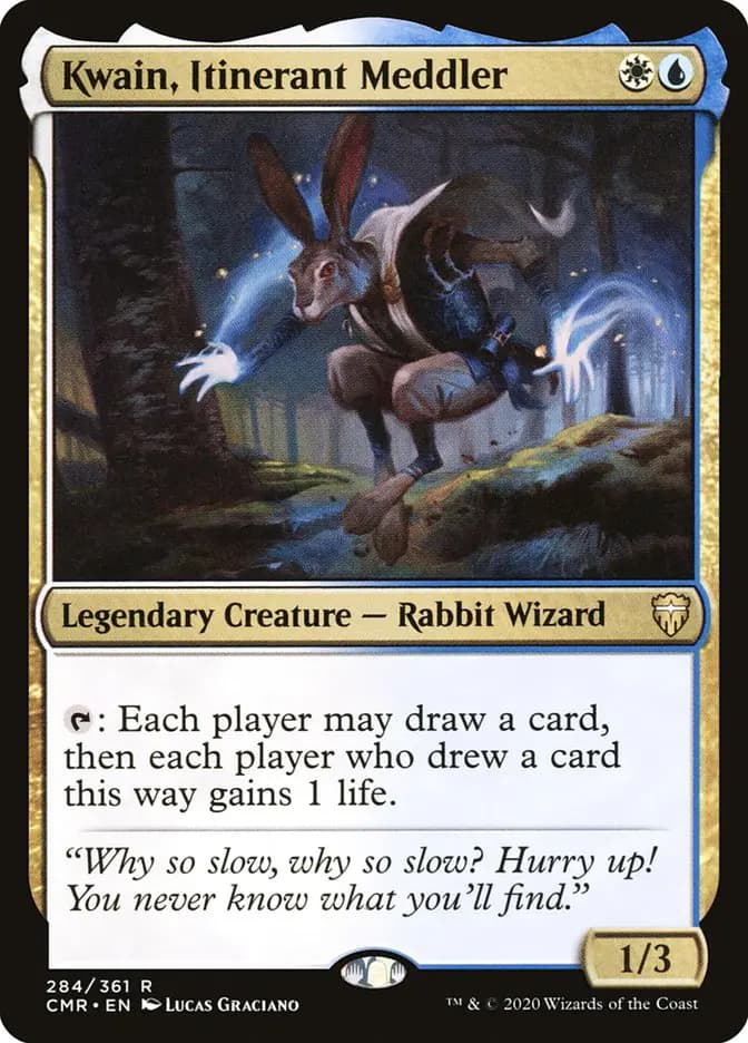 Card image of Kwain, Itinerant Meddler