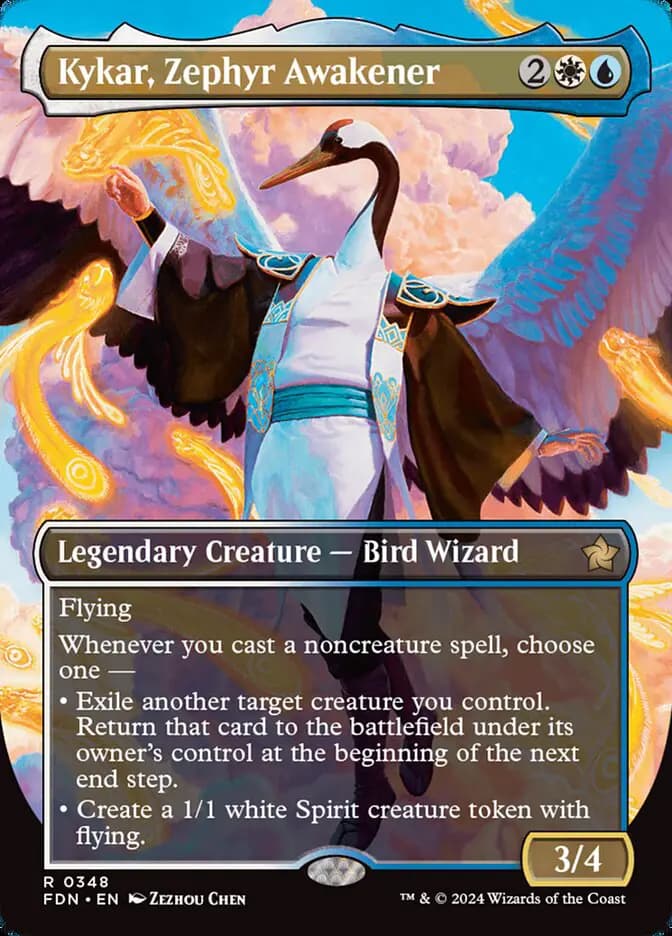 Card image of Kykar, Zephyr Awakener