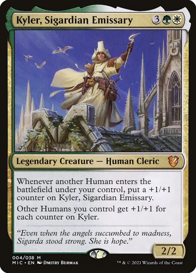 Card image of Kyler, Sigardian Emissary