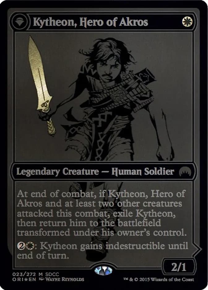 Card image of Kytheon, Hero of Akros / Gideon, Battle-Forged