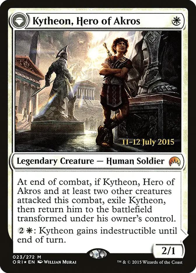Card image of Kytheon, Hero of Akros / Gideon, Battle-Forged