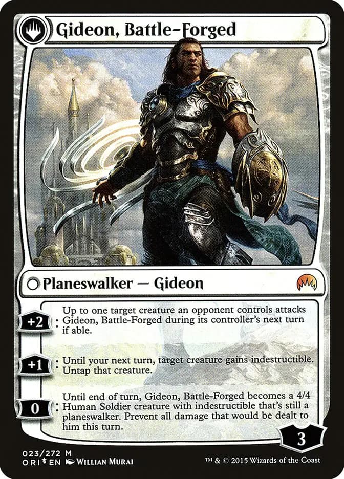 Card image of Kytheon, Hero of Akros / Gideon, Battle-Forged