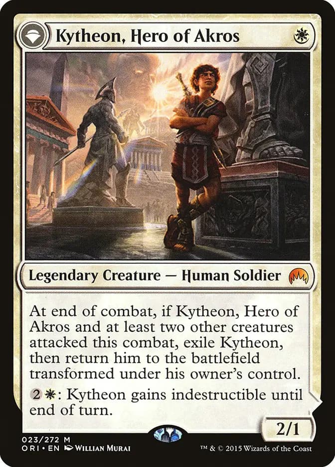 Card image of Kytheon, Hero of Akros / Gideon, Battle-Forged