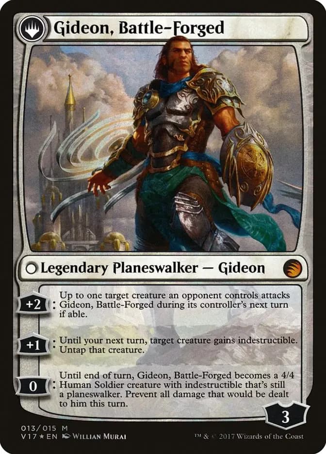 Card image of Kytheon, Hero of Akros / Gideon, Battle-Forged