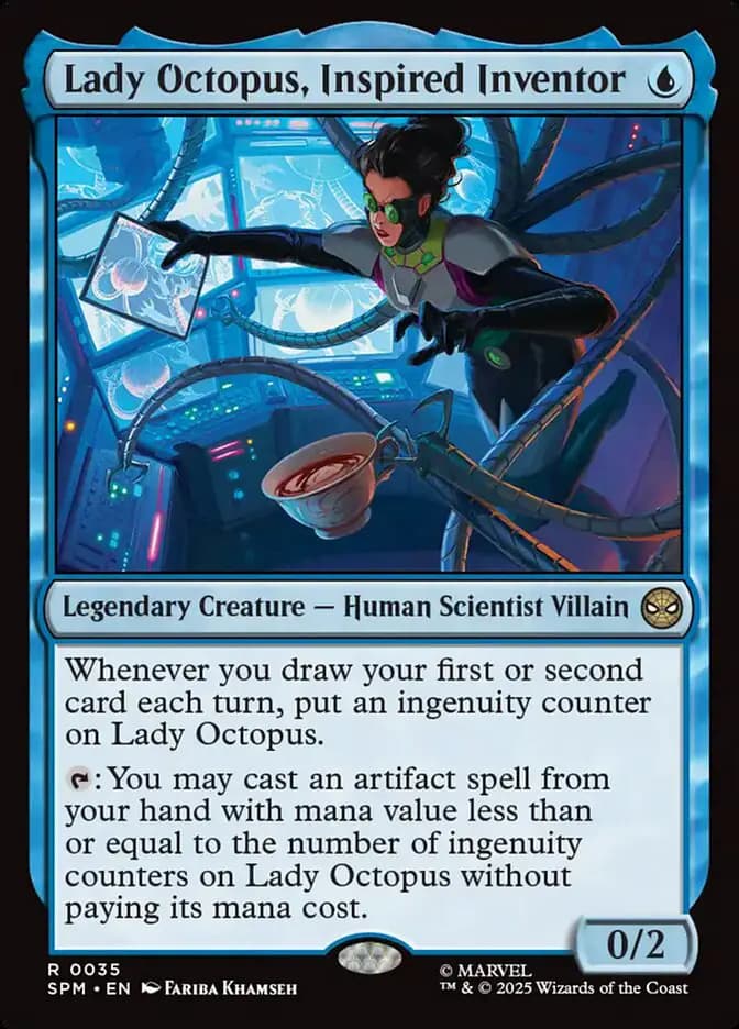 Card image of Lady Octopus, Inspired Inventor