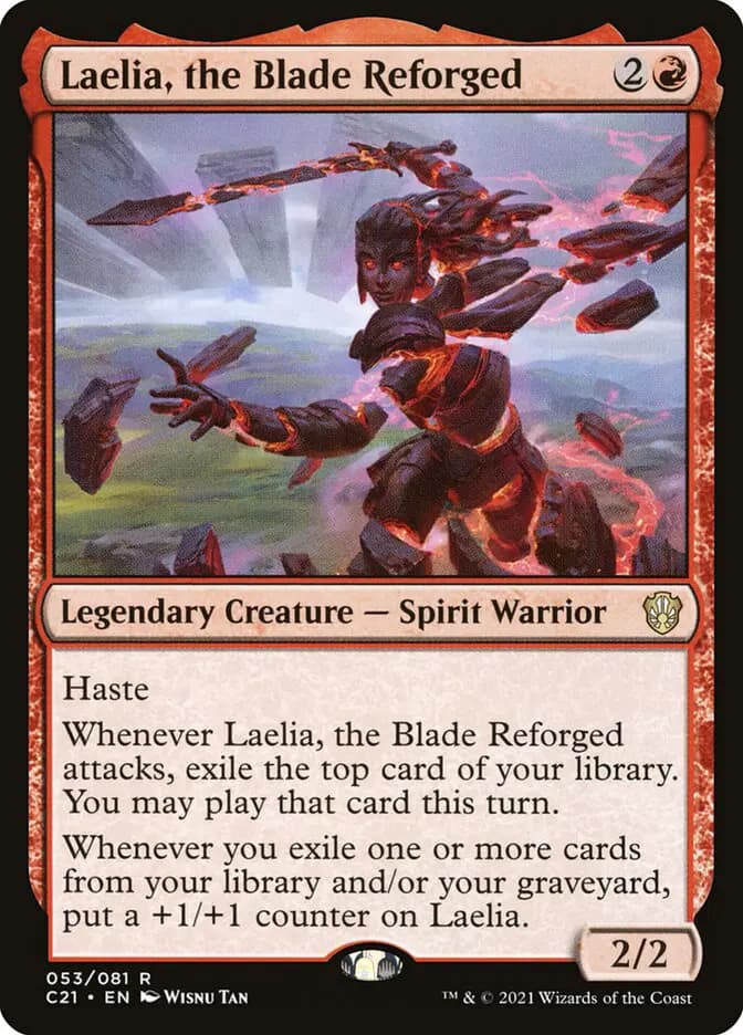 Card image of Laelia, the Blade Reforged