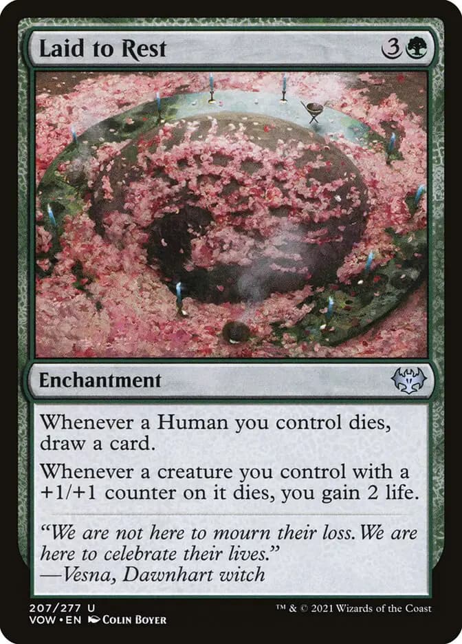 Card image of Laid to Rest
