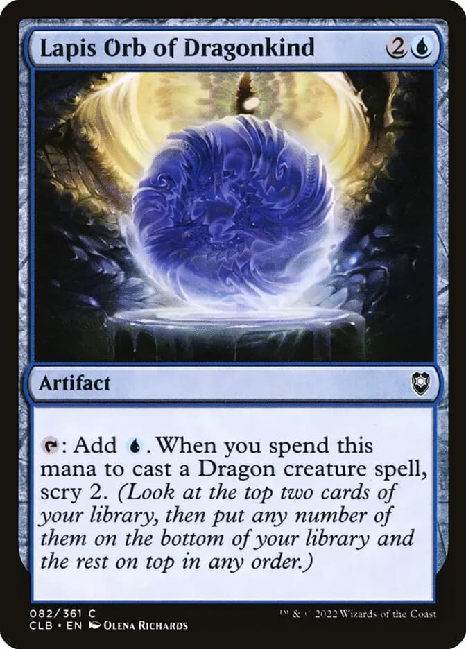 Card image of Lapis Orb of Dragonkind