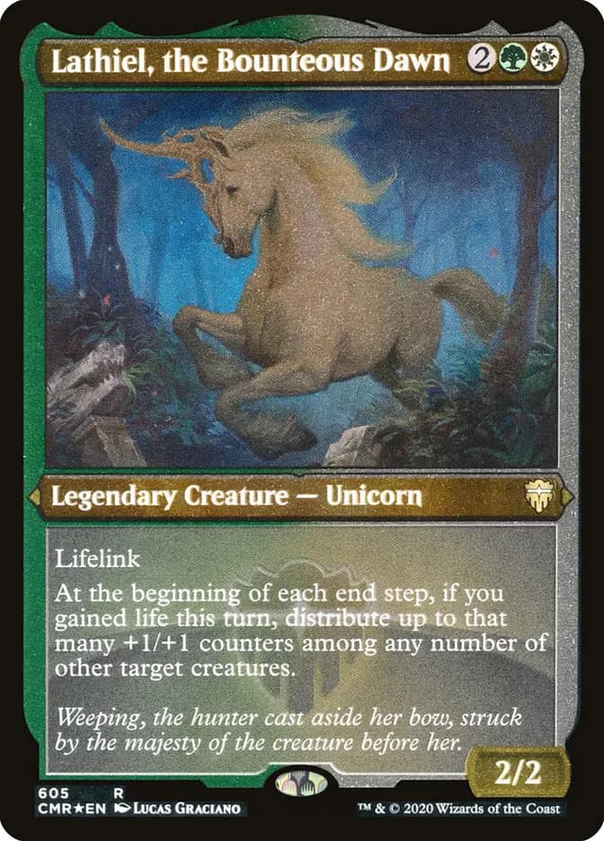 Card image of Lathiel, the Bounteous Dawn