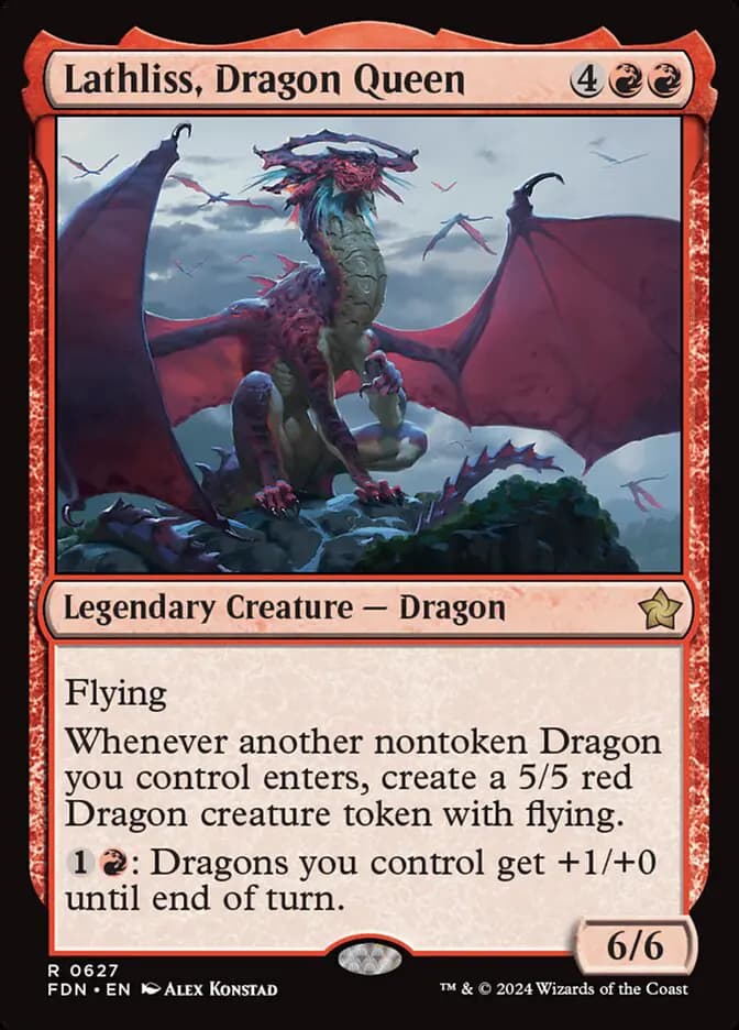 Card image of Lathliss, Dragon Queen