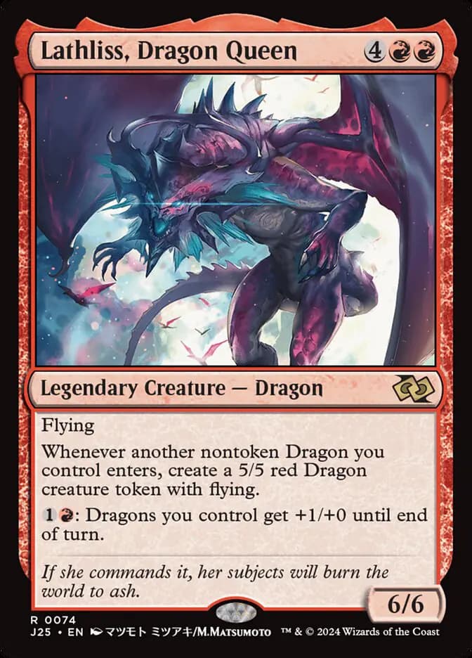 Card image of Lathliss, Dragon Queen