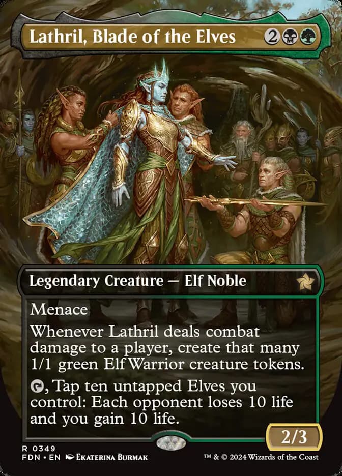 Card image of Lathril, Blade of the Elves