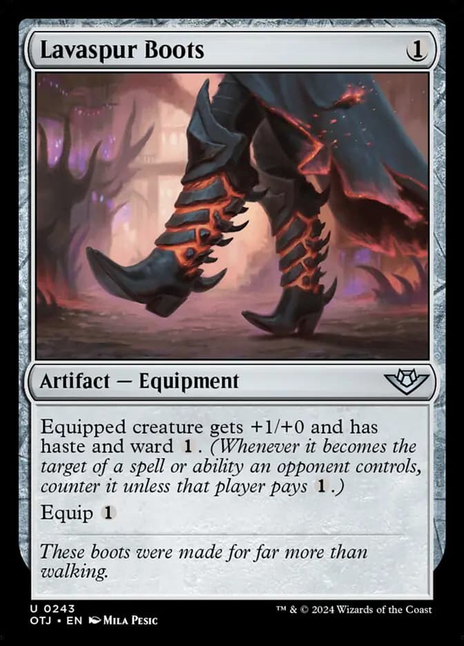 Card image of Lavaspur Boots