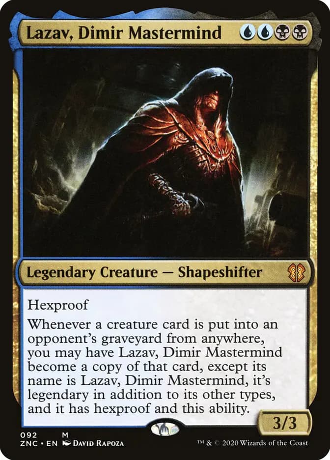 Card image of Lazav, Dimir Mastermind