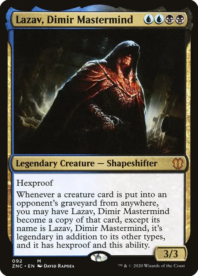 Card image of Lazav, Dimir Mastermind