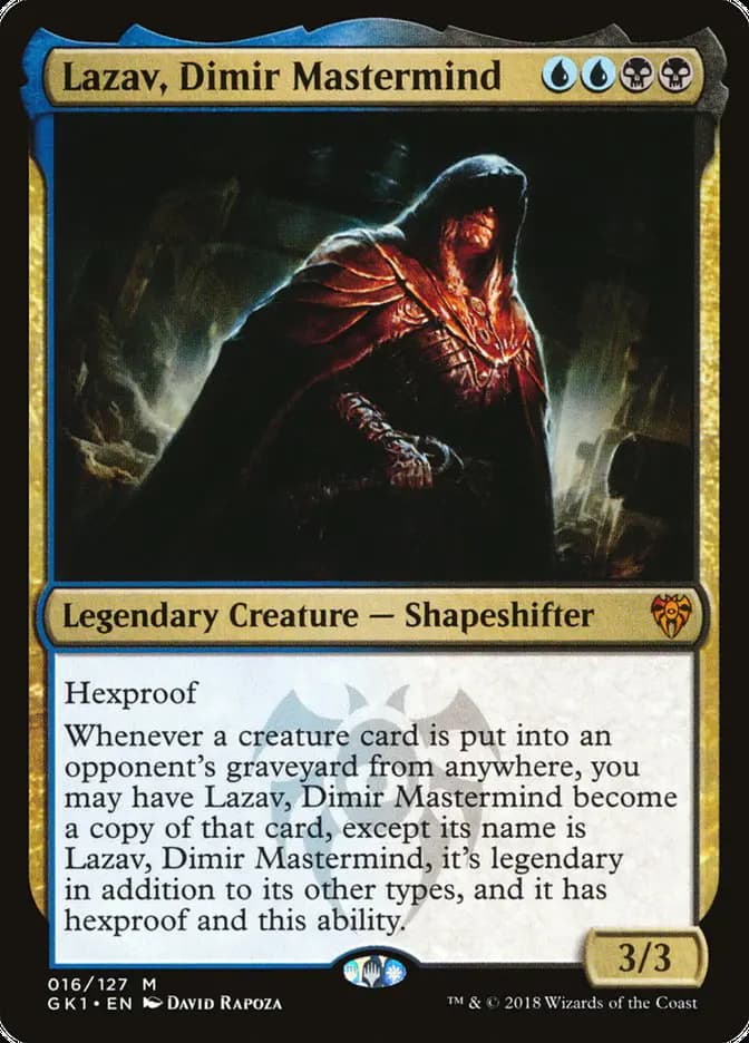 Card image of Lazav, Dimir Mastermind
