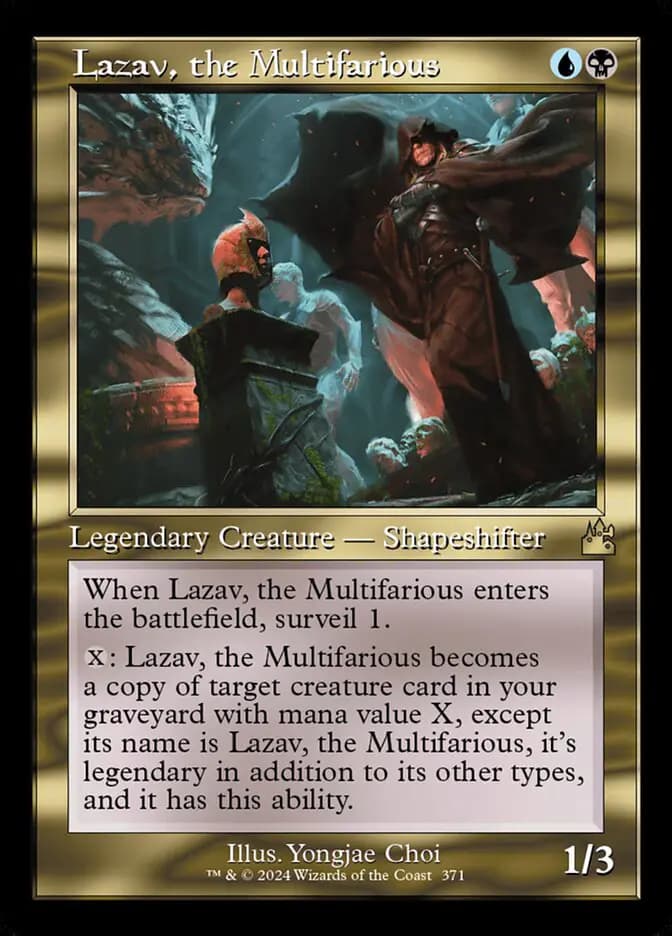 Card image of Lazav, the Multifarious