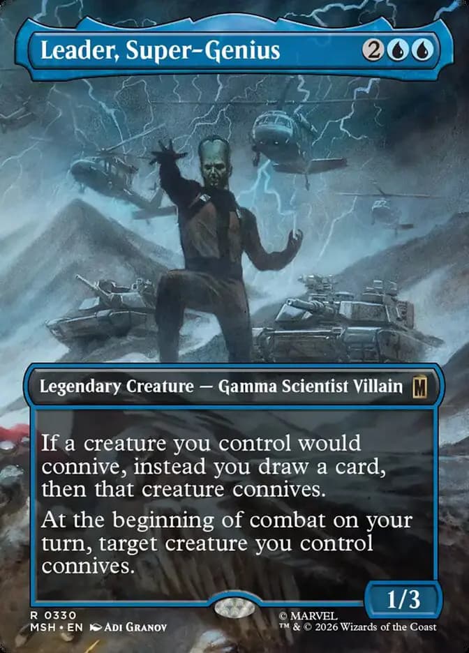 Card image of Leader, Super-Genius