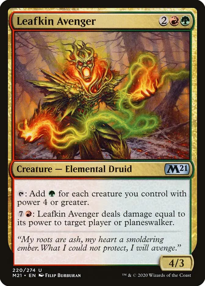 Card image of Leafkin Avenger