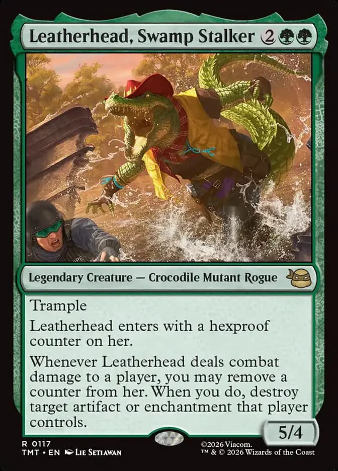 Card image of Leatherhead, Swamp Stalker